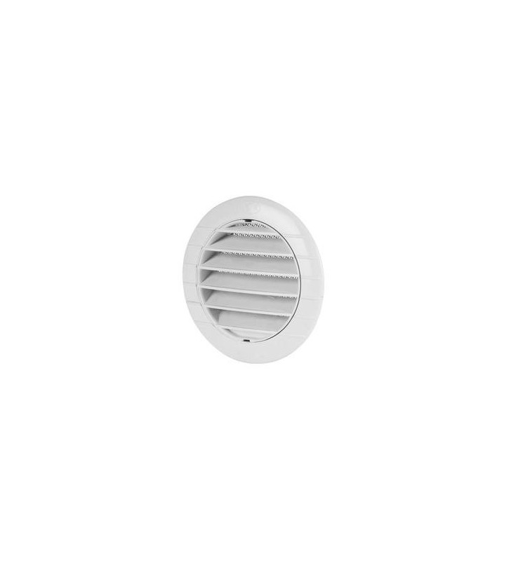 AIR GRILL RECESSED Ø100 mm WHITE ABS WITH NET