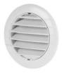 AIR GRILL RECESSED Ø100 mm WHITE ABS WITH NET