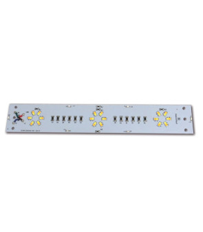 Strip module 18 LEDs warm / cold + 6 Blue 250x40 mm