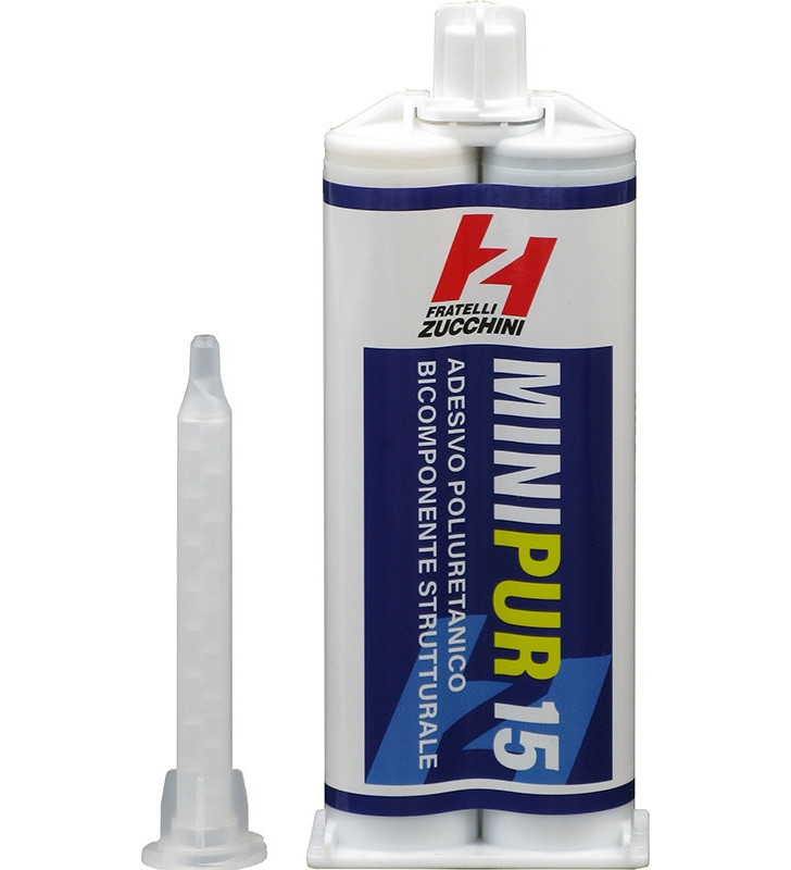 Polyurethane adhesive Minipur 15 bicomp structural black 50 ml