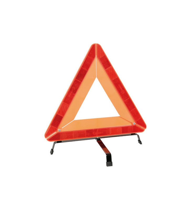Triangle d'avertissement d'arrêt de voiture en forme de croix