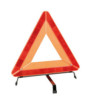 Triángulo de advertencia de parada de automóvil en forma de cruz