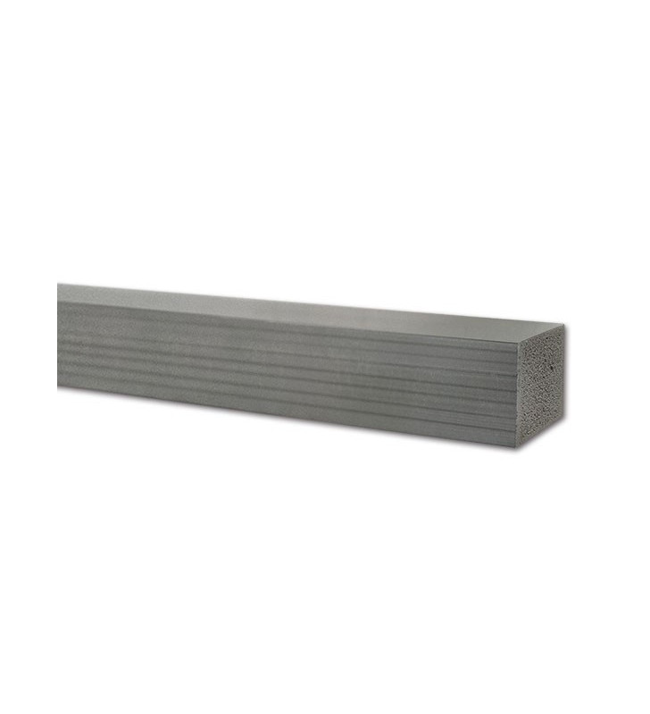 Wall structure profile 6 x 4 x 250 cm LIGHT GRAY