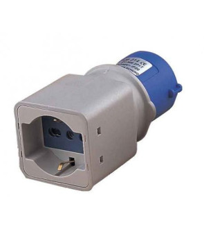 Schuko two-pass socket adapter 230V-16A