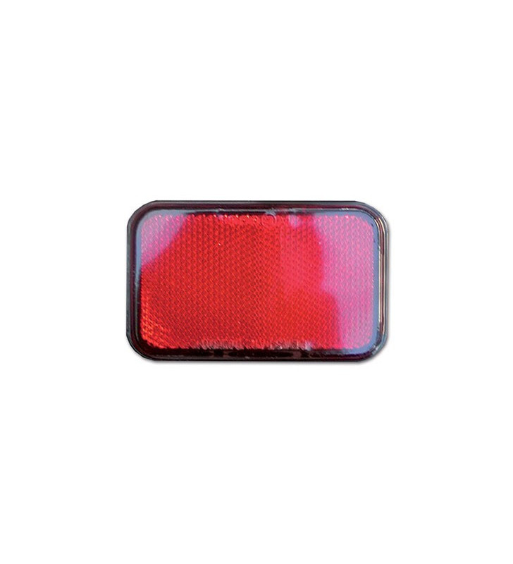 95x60 reflex reflector with red sticker