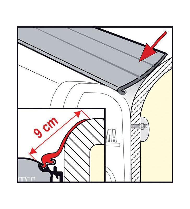 Rain Guard L up to 9 cm