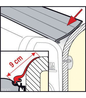 Rain Guard L up to 9 cm