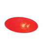 Post oval clearance light. red led