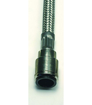 Pair of flex tubes with 12 mm JG connection for taps