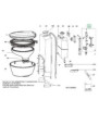 Complete vertical valve with DOMETIC CT series 3 toilet cistern