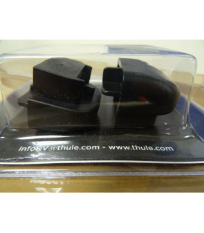 Thule black end caps for left and right steps