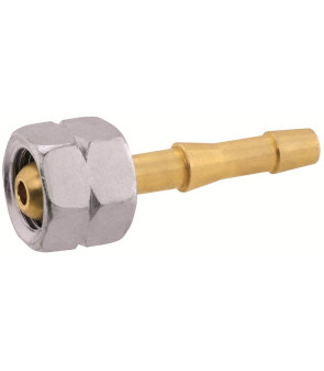 Hose connector for gas regulators 3/8 SN connection