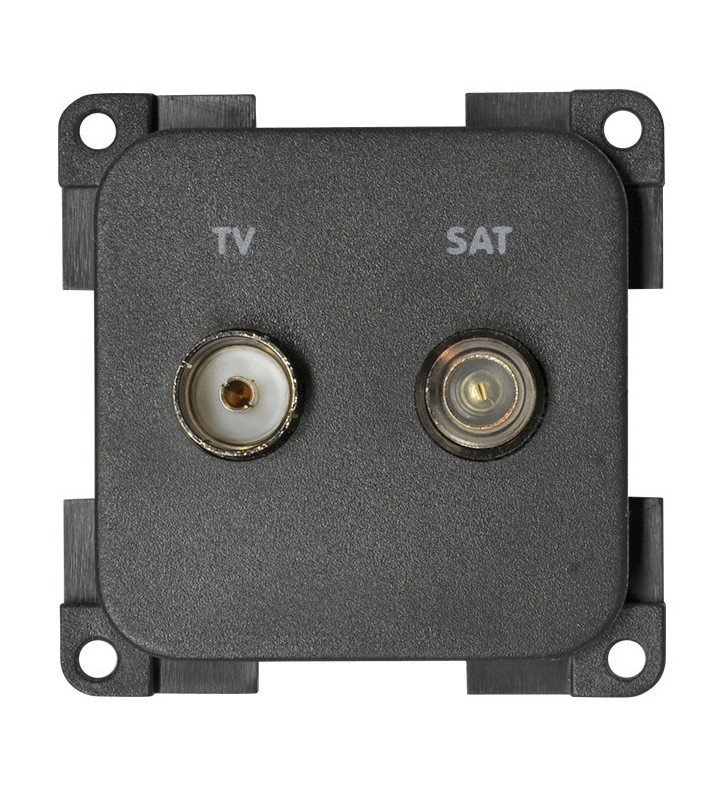 Gray TV + SAT CBE MPTVS socket