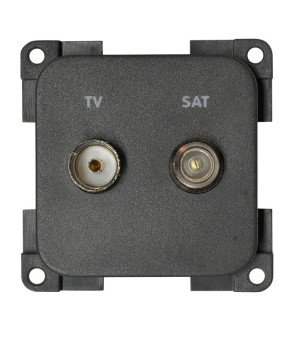 Gray TV + SAT CBE MPTVS socket