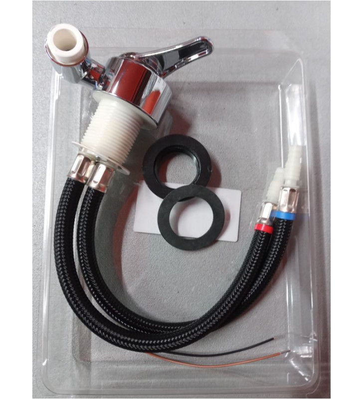 Verchromter automatischer Duschmixer aus...