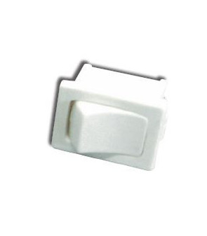 Interruptor 1 click blanco para plafones