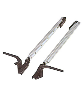 Polyplastic windows H 300-400 mm snap-on arms with sled connection