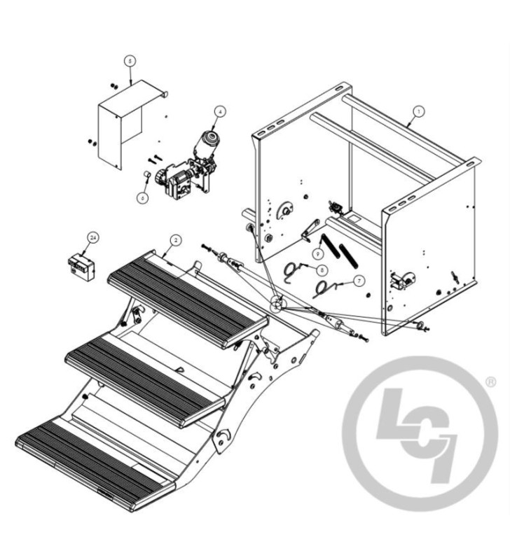 Bloc moteur SX pour marchepied 10576 NEW PROJECT2000