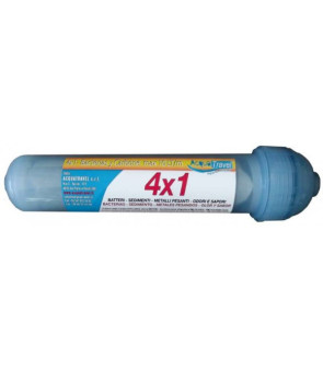 Carbon filter arg. 4x1 antibacterial ACQUATRAVEL 10 l / m