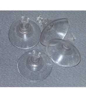 Transparent PVC suction cup 10 pieces