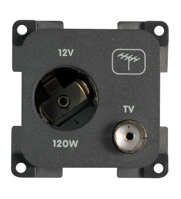 12V car socket + TV CBE MP12ATV / G gray