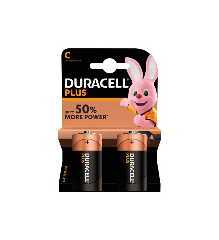 DEMI-TORCHE ALCALINE DURACELL PLUS POWER C 1.5V