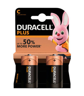 DEMI-TORCHE ALCALINE DURACELL PLUS POWER C 1.5V