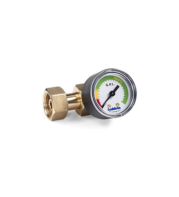 Connection with LPG cylinder level pressure gauge
