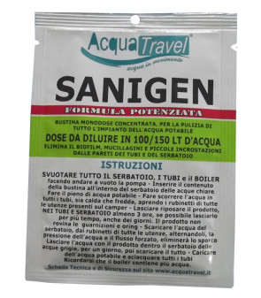 Enhanced tank and tube cleaner 10 gr ACQUATRAVEL SANIGEN