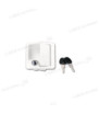 Serratura 1070 portellone bianca FAP 10x8x4 con chiave 1070AT1728PE