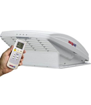 MAXXFAN Deluxe claraboya ventilada blanca con mando a distancia
