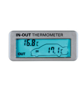 Termometro interno/esterno - 12/24V - cavo 3 metri