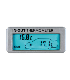 Termómetro interior y exterior H55A, higrómetro, termómetro exterior de  números grandes, termómetros exteriores decorativos para Patio