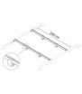 Barre da tetto Fixing-Bar Rail FIAMMA 98655-075