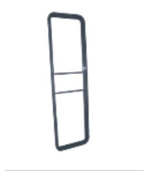 ARCA entrance door frame 190x54 RAL9010