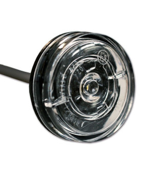 ASPOCK - Fanale ingombro tondo bianco basso a LED Ø38mm