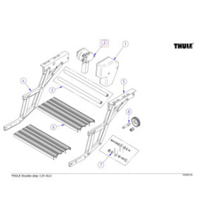 Kit riparazione fissaggio DOUBLE STEP THULE -1500601154