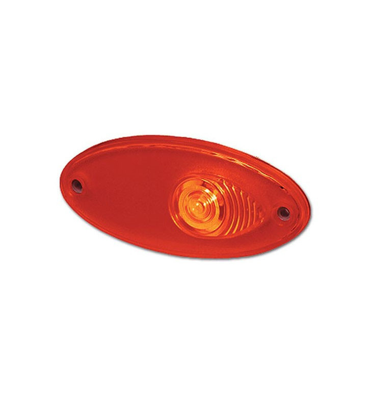 HELLA Rear oval clearance light red