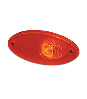 HELLA Rear oval clearance light red