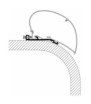 6-meter flat profile installation kit for 6 series