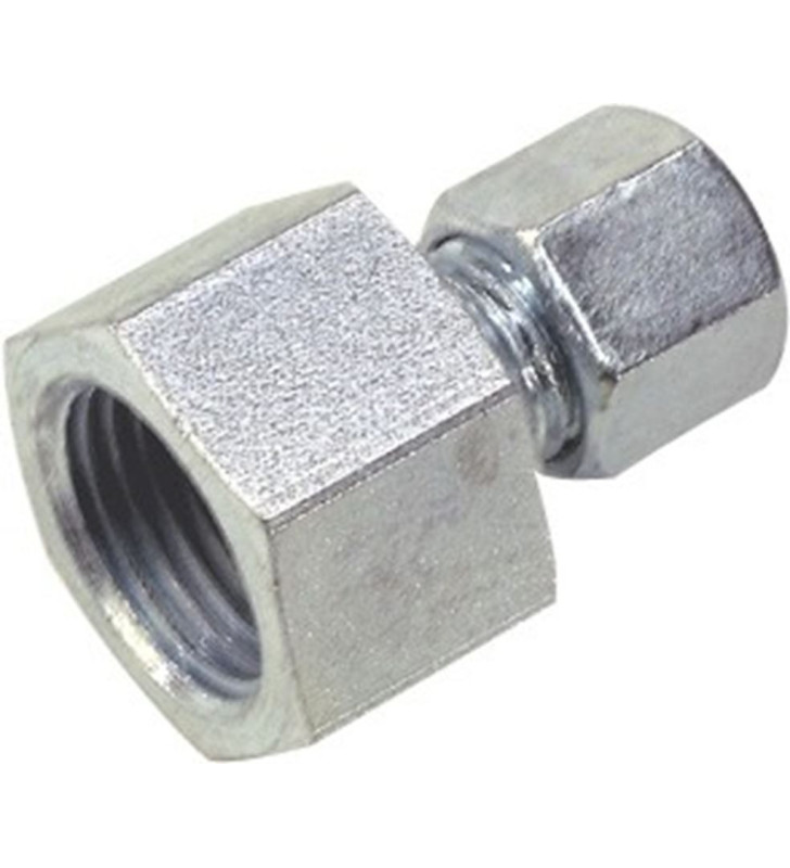 Female fitting 1/2 '' - Ø 8 mm steel P51