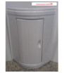 Colonne d'angle pour salle de bain gauche blanc 430x430h800