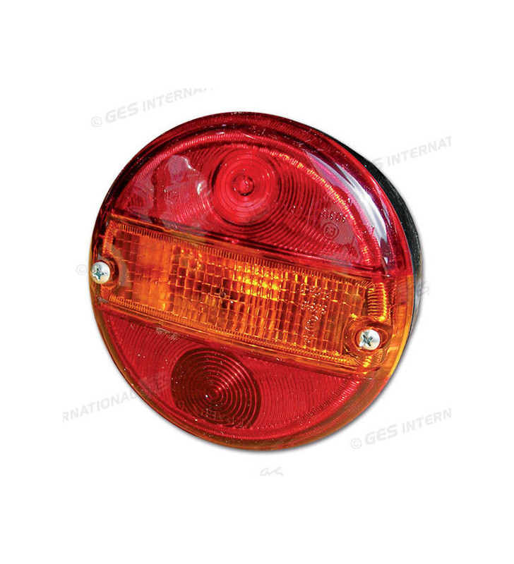 Headlight Ø 140x85 pos.stop arrow