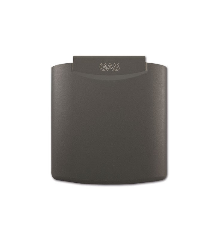 Gray cover for external gas socket