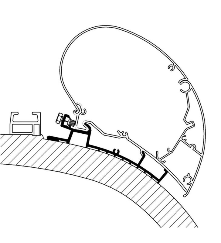 Adaptateur Thule Carthago Chic 4.0 Mètres Série 6