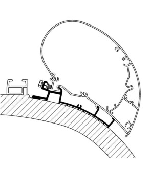 Adaptateur Thule Carthago Chic 4.0 Mètres Série 6