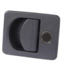 Black STS lock KUBUS model for hatches without cylinder / keys