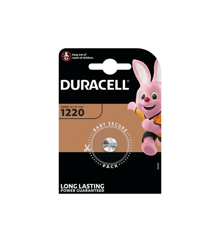 DURACELL 1220 LITHIUM BOTTON ÉLECTRONIQUE 3V