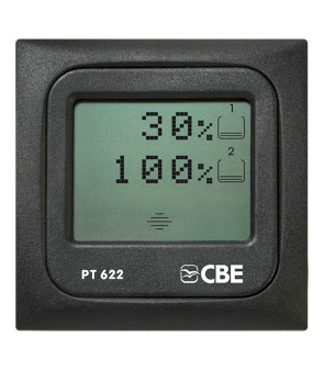 CBE PT622 Pannello test livello acqua grigio 2 serbatoi