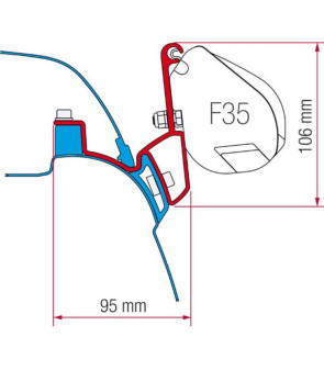 Fiamma Veranda Assembly Kit VW T5 California